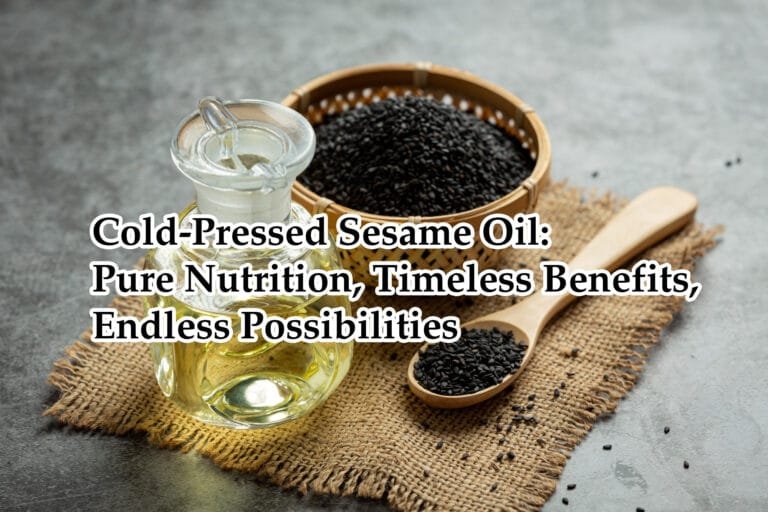 Cold-Pressed Sesame Oil